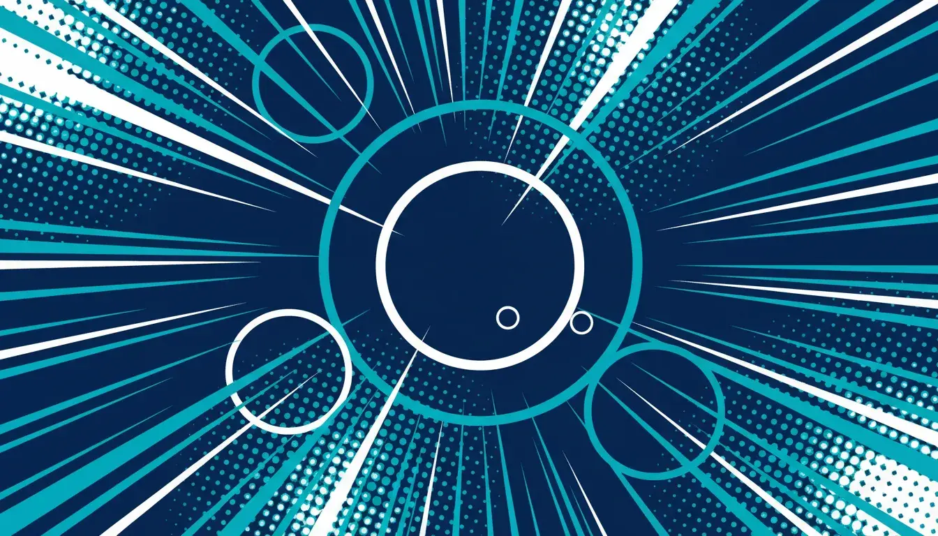 Abstract comic-style hero background