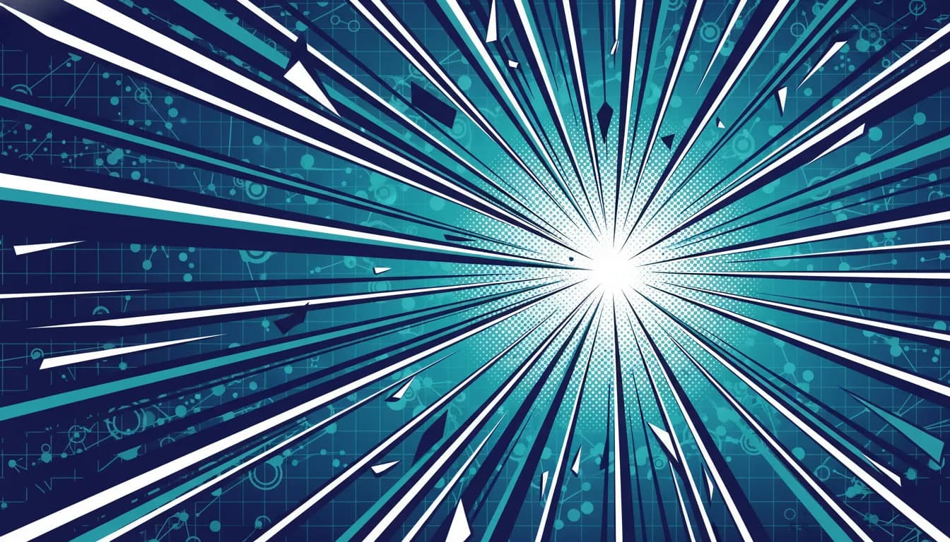 Abstract comic-style background