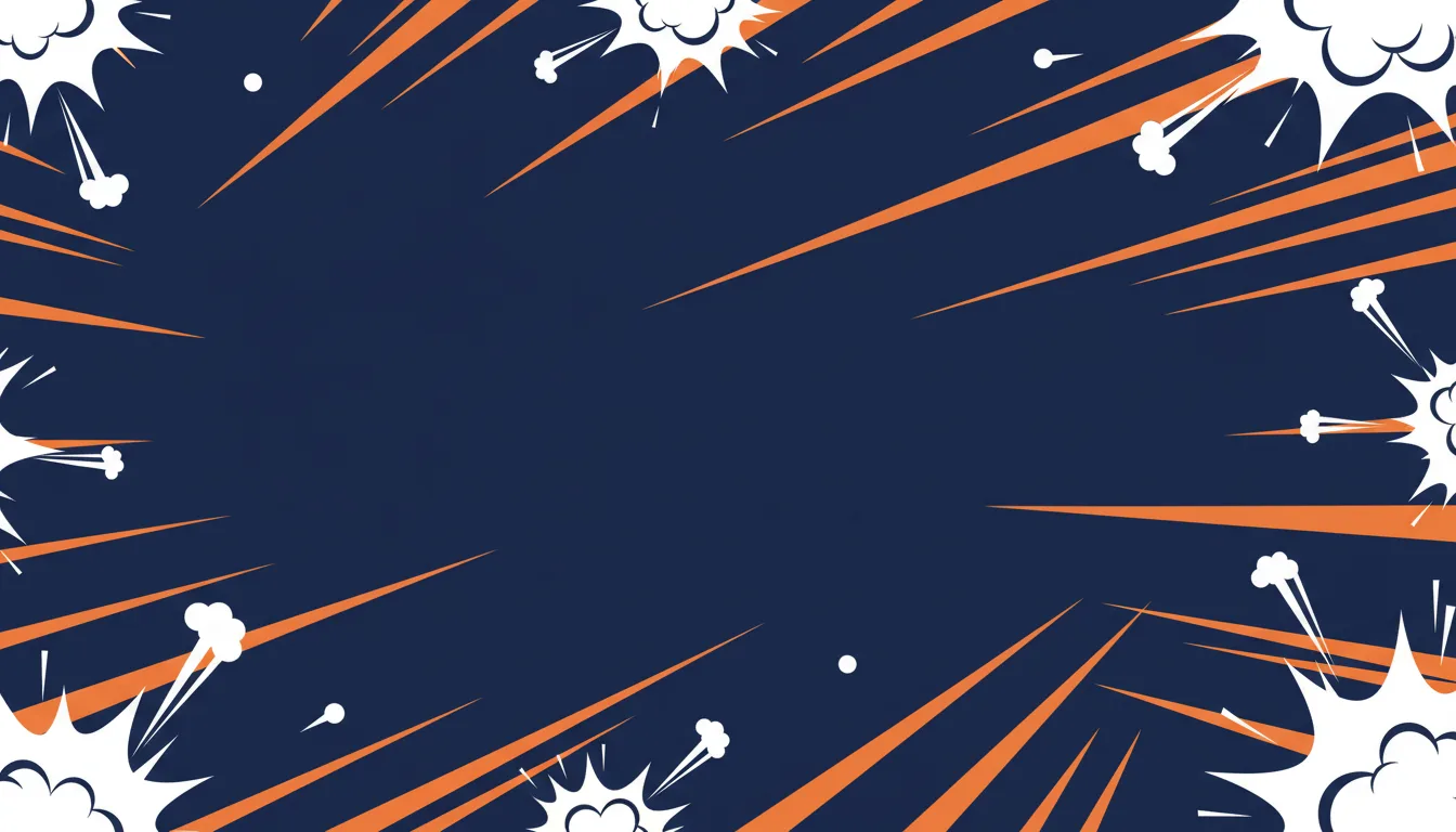 Abstract comic-style hero background