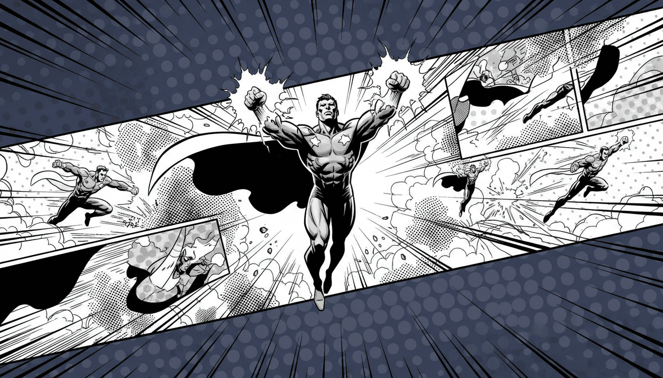 Abstract comic-style background