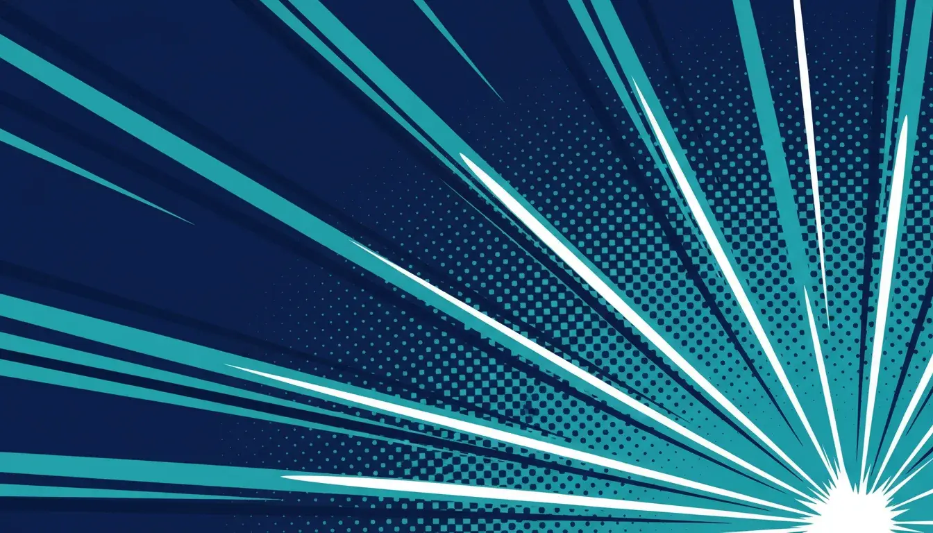 Abstract comic-style hero background
