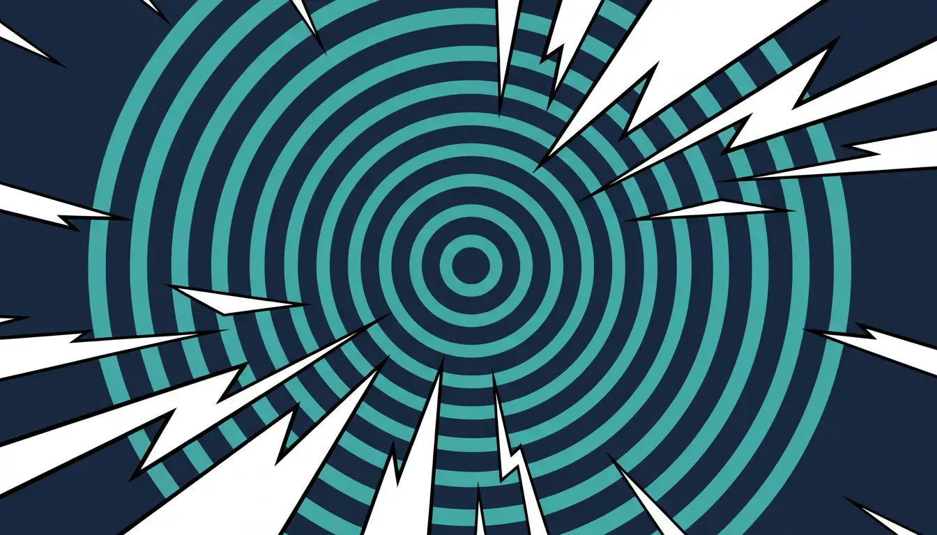 Abstract comic-style hero background